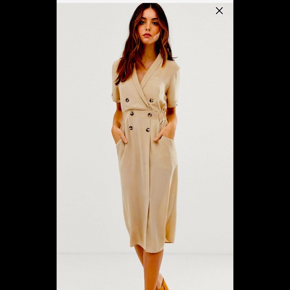 Asos design ‘Tux Midi’ dress - Picture 10 of 10